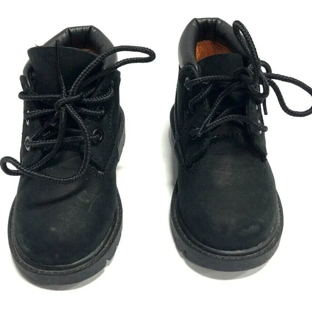 Timberland Toddlers' Classic Chukka Boots Black, Boys' Size 4.5M
